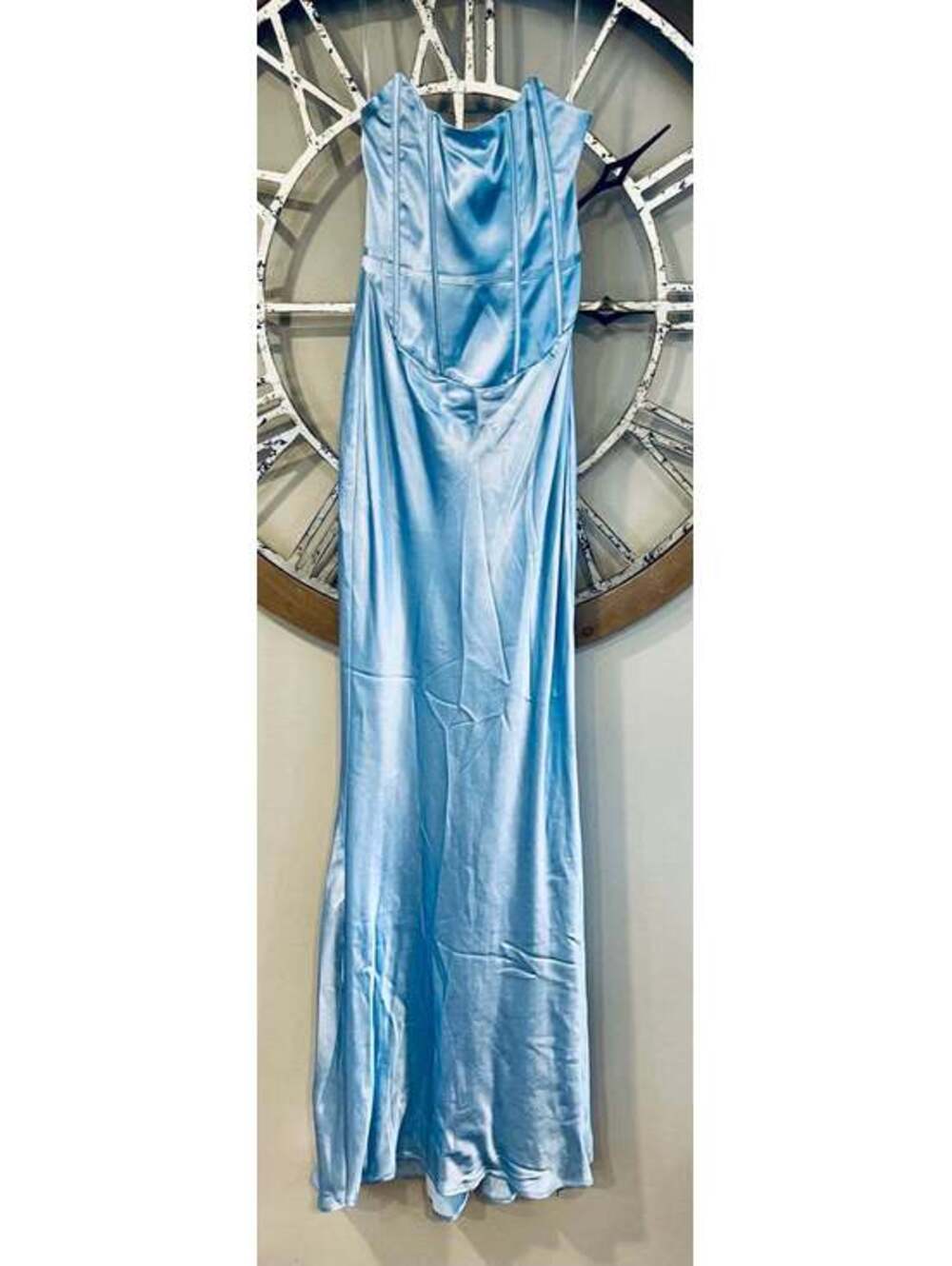 Meshki satin Gown